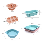 Set X 5 Asaderas De Silicona Para Pasteleria -40º A 230º - Imagen 26