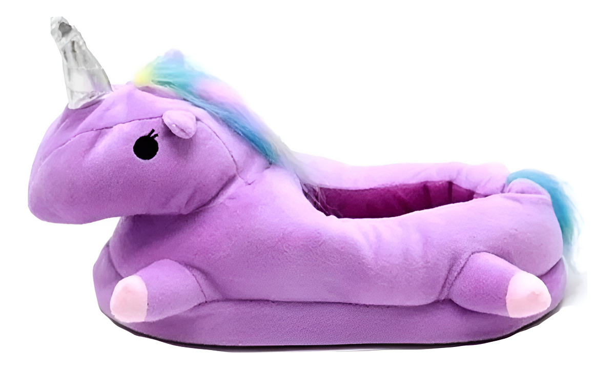 d_619232-mlu82577869340_032025-f.jpg Pantuflas Unicornio Niñas Niños Con Luz Led - Traelo Shop - Imagen 1