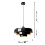 Lámpara Techo Colgante Led Estilo Nórdico + Lamparita Led - Imagen 10