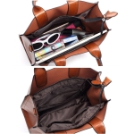 Bolso Cartera Mujer Vintage Simple Elegante Gran Capacidad - Imagen 18