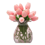 Flores Artificiales Decorativas Ramo De 5 Flores Tulipanes - Imagen 2