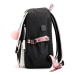 Mochila Kawaii Impermeable Usb Notebook Escolar - Imagen 14