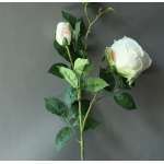 Ramo Flores De 3 Cabezas Rosas Decorativas 61 Cm - Imagen 3