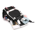 Mochila Kawaii Impermeable Usb Notebook Escolar - Imagen 10