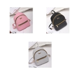 Mini Mochila Bandolera Simil Cuero Moderna Chica - Imagen 4