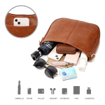 Cartera Bandolera Asa Con Cadena Para Mujer En Cuero Pu - Imagen 2