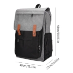 Bolso Mochila Maternal Bebe Impermeable Gran Capacidad - Imagen 11