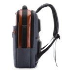 Mochila Urbana Alta Gama Cuero Pu Con Usb Varios Colores - Imagen 6
