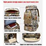 Mochila Tactica Militar De Viaje Grande 60 Lts Traelo Shop - Imagen 5