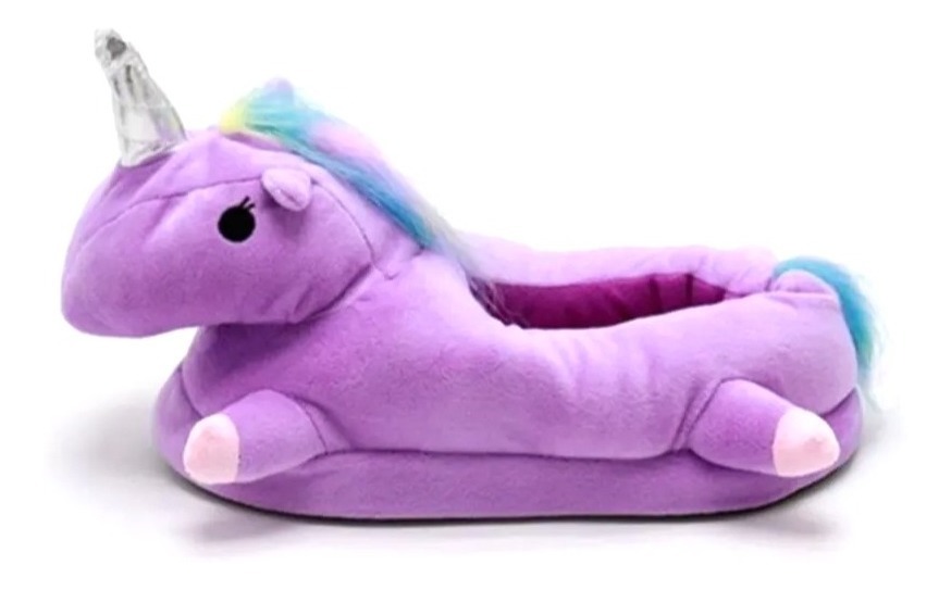 d_681312-mlu47542100800_092021-f.jpg Pantuflas Unicornio Niñas Niños - Traelo Shop - Imagen 1