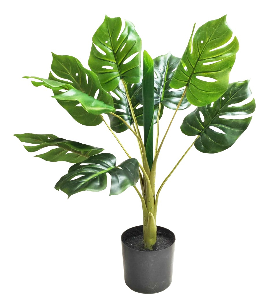 d_684184-mlu75004383441_032024-f.jpg Planta Artificial En Maceta Simil Monstera 60cm Traelo Shop - Imagen 1