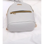 Mini Mochila Bandolera Simil Cuero Moderna Chica - Imagen 8