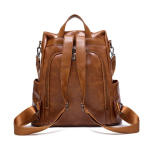 Bolso Mochila Antirrobo Gran Capacidad En Pu Liso Traelo Shop - Imagen 12