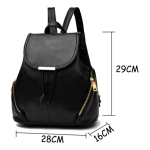 Bolso Cartera Mochila Moderno Varios Cierres Gran Capacidad - Imagen 10