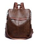 Bolso Mochila Antirrobo Gran Capacidad En Pu Liso Traelo Shop - Imagen 15