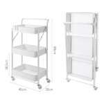 Carrito Tipo Ikea 3 Niveles Estilo Italiano Multiuso Hogar - Imagen 2
