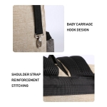 Bolso Mochila Maternal Bebe Impermeable Gran Capacidad - Imagen 15