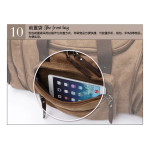 Bolso De Viaje Gran Capacidad Buena Calidad Multi Pocket - Imagen 9