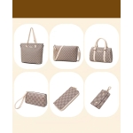 Set De Cartera Bolso Dama Moderna 6 Piezas Estampada - Imagen 21