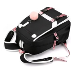 Mochila Kawaii Impermeable Usb Notebook Escolar - Imagen 17
