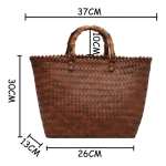 Bolso Abierto De Verano Para Playa Simil Mimbre - Traelo Shop - Imagen 3