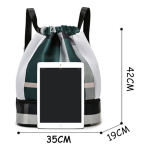 Mochila Bandolera Espacio Para Zapatos Gran Capacidad - Imagen 8