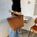 Bolso Abierto De Verano Para Playa Simil Mimbre - Traelo Shop - Imagen 4