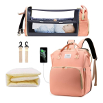 Cuna Bolso Maternal Bebé Cambiador 26lts Calidad Premium - Imagen 28