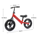 Bicicleta Sin Pedales Para Niños Ajustable Estilo Chivita - Imagen 4
