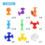 Juego De Equilibrio Infantil Para Armar Didactico 72 Piezas - Imagen 4