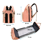Cuna Bolso Maternal Bebé Cambiador 26lts Calidad Premium - Imagen 27