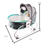 Bouncer Silla 5 En 1 Bebe Cama Mecedora Calidad - Imagen 3