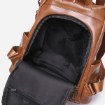 Bolso Mochila Antirrobo Gran Capacidad En Pu Liso Traelo Shop - Imagen 19