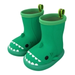 Bota De Lluvia Antideslizante Para Niño Niña En Pvc Tiburón - Imagen 8