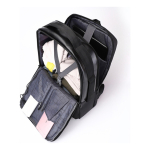 Mochila Urbana Alta Gama Cuero Pu Con Usb Varios Colores - Imagen 17