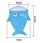 Manta Bebe Abrigo Ideal Bebes Sobre Tiburon - Imagen 11
