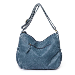 Bolso Cartera En Cuero Pu Estilo Vintage Varios Cierres - Imagen 8