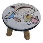 Banquito Para Niños De Madera. Tapizado Lavable - Traelo Shop