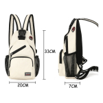 Bandolera Morral Mochila Unisex Con Correa Divisible 2 En 1 - Imagen 11