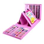 Juego De Lápices De Colores 208 Piezas Con Tablero Niños - Imagen 7