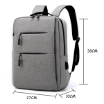 Mochila Porta Notebook Laptop C/puerto Usb Impermeable - Imagen 2