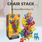 Juego De Mesa Torre De Sillas Niños Niñas Que No Caigan - Imagen 2