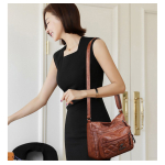 Cartera Bolso Capitoneado Mujer En Cuero Pu Varios Bolsillos - Imagen 9