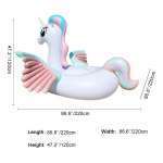 Inflable Para Piscina Unicornio Gigante 265cm - Imagen 6