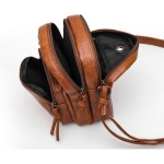 Morral Bandolera Bolso Unisex Cuero Pu Moda Hombre Mujer - Imagen 10