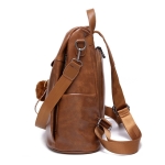 Bolso Mochila Antirrobo Gran Capacidad En Pu Liso Traelo Shop - Imagen 6