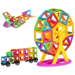 Juego Construcción Bloques Magnéticos 202 Piezas Educativo - Imagen 7