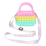 Mini Cartera Bolsito Infantil Pop It Multicolor Animado - Imagen 2