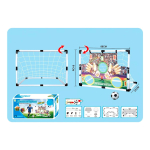 Mini Arco De Fútbol Puntería + Pelota E Inflador - Imagen 5