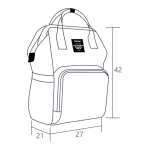 Bolso Mochila Maternal Heine Super Cómodo Varios Colores - Imagen 3